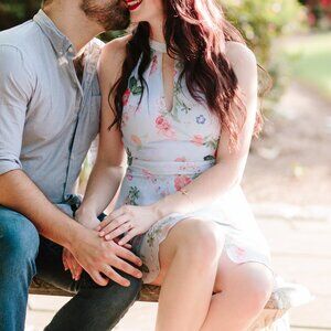 Baby Blue Floral Sundress